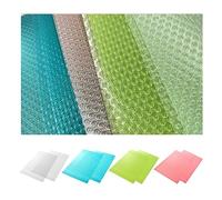 TAFACE Lot de 8 tapis de réfrigérateur, antidérapants, découpables, tapis de cuisine, sets de table, multi-usages, 4 couleurs (45 x 29 cm)