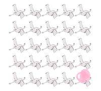 TAFACE Présentoir de pierres précieuses 25 pièces, présentoir en acrylique transparent, base de présentoir de collection en acrylique pour cristal, agate, jade