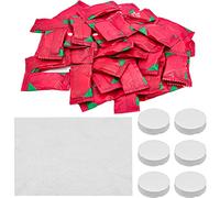 TAFAFTL 100 Pcs Jetables Compressées Serviettes, Mini Serviette Comprimée Portable Non-Tissé pour Lavege Visage Démaquillage Petite Serviettes Activité en Plein Air