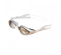 TAFALSPING Lunettes de natation anti-buée unisexes pour adultes, lunettes de natation avec verres larges, protection UV, nez autorégulé, lunettes de natation pour adultes (laiteux