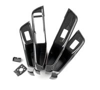 TAFASVCVMK Bouton lève-vitres Pour A3 8V 2015-2020 ABS Porte Fenêtre Bouton Commutation Cadre Portes Accoudoir Panneau Couverture Garniture Intérieur Autocollant LHD