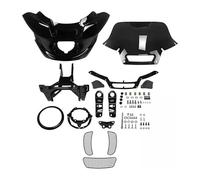 TAFASVCVMK feux latéraux Pour Low Rider ST Pour FXLRST 2022-2024 LOW RIDER EL DIABLO 2022 Support Carénage Phare Moto(With Mesh Vent1)