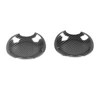 TAFASVCVMK poignée de Porte extérieure de Voiture Pour Everest Pour U268 UR 2007-2014 Couvercle De Poignée Porte À Trou Unique Protection Anti-rayures Accessoires(2 Small Door Bowls Carbon Fiber)