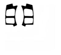 TAFASVCVMK pour Lexus IS250 2014-2019 Garniture Panneau Boutons Volant Noir Piano Moulure décorative(Type A)