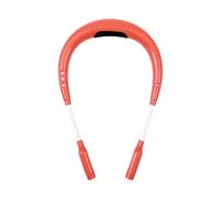 TAFAT Lampe de cou rechargeable USB-C. Technologie LED COB 2000mAh longue durée - Liseuse lumière douce pour lecture, tricot, bricolage. Chauffante, flexible, 5 intensités lumineuses (Rouge et noir)