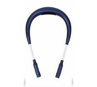 TAFAT Lampe de cou rechargeable USB-C. Technologie LED COB 2000mAh longue durée - Liseuse lumière douce pour lecture, tricot, bricolage. Chauffante, flexible, 5 intensités lumineuses (Bleu et noir)