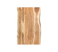 vidaXL Dessus de table en bois d'acacia massif 100x(50-60)x3,8 cm