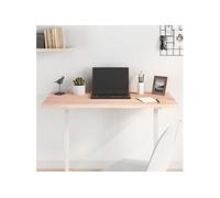 vidaXL Dessus de table 100x40x2 cm Bois de chêne massif non traité Marron