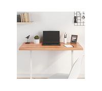 Tafelblad 100x50x(2-4)cm behandeld massief eikenhout lichtbruin3156366