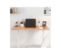 Tafelblad 100x50x2 cm behandeld massief eikenhout lichtbruin3156365