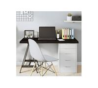 Dessus de bureau marron foncé 100x60x2 cm bois chêne traité vidaXL