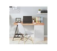 Tafelblad 120x50x(2-6)cm behandeld massief eikenhout lichtbruin3156374