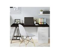 Tafelblad 140x50x(2-6)cm behandeld eikenhout donkerbruin3156443