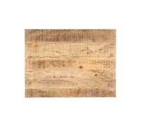 Dessus de table en bois de manguier massif - VIDAXL - Rectangulaire - Marron - 4 places