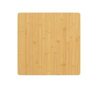 Vidaxl Dessus De Table 50x50x1,5 Cm Bambou Multicolore