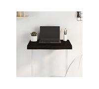 Tafelblad 60x50x(2-6)cm behandeld massief eikenhout donkerbruin3156412