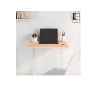 Tafelblad 60x50x2 cm onbehandeld massief eikenhout3156284