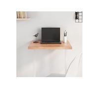 Tafelblad 60x60x(2-4) cm behandeld massief eikenhout lichtbruin3156351