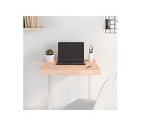 Tafelblad 60x60x(2-6) cm onbehandeld massief eikenhout3156289