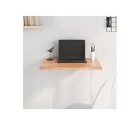 Tafelblad 60x60x2 cm behandeld massief eikenhout lichtbruin3156350