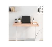 Tafelblad 80x40x(2-6) cm onbehandeld massief eikenhout3156292