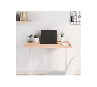 vidaXL Dessus de bureau bois chêne traité marron foncé 100x60x2 cm