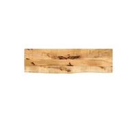 Tafelblad met natuurlijke rand 100x40x2,5 cm massief mangohout370348