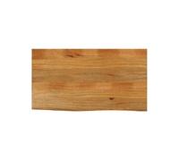 vidaXL – Dessus de table à bord vivant – Bois massif manguier 100×60×2,5 cm Multicolore