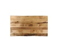 Tafelblad met natuurlijke rand 100x60x2,5 cm massief mangohout370670
