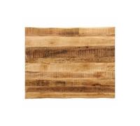 Tafelblad met natuurlijke rand 110x80x2,5 cm massief mangohout370677