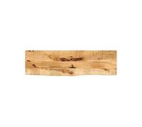 Tafelblad met natuurlijke rand 120x30x2,5 cm massief mangohout370338