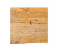 Tafelblad met natuurlijke rand 40x40x2,5 cm massief mangohout370438