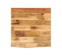 Tafelblad met natuurlijke rand 40x40x3,8 cm massief mangohout370390