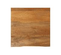 vidaXL Dessus de table à bord vivant 40x40x3,8 cm Bois massif manguier Multicolore