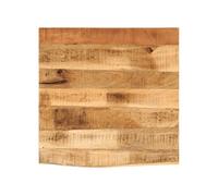 Tafelblad met natuurlijke rand 60x60x2,5 cm massief mangohout370354