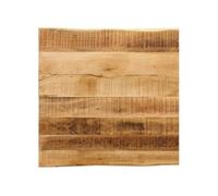 Tafelblad met natuurlijke rand 60x60x2,5 cm massief mangohout370666
