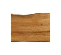 vidaXL Dessus de Table 70x60x3,8 cm Bord Vivant Bois Massif manguier