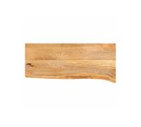 Tafelblad met natuurlijke rand 80x20x2,5 cm massief mangohout370418