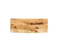 vidaXL Dessus de Table 80x30x3,8 cm Bord Vivant Bois Massif manguier, Dessus de Table en Bois, Dessus de Table d'appoint, Dessus de Table à Bord Vif