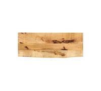Tafelblad met natuurlijke rand 80x40x2,5 cm massief mangohout370346