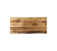 Tafelblad met natuurlijke rand 80x40x2,5 cm massief mangohout370658