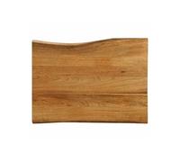 Tafelblad met natuurlijke rand 80x60x2,5 cm massief mangohout370764