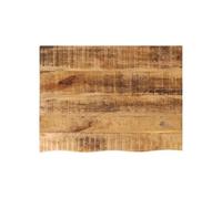 Tafelblad met natuurlijke rand 90x60x2,5 cm massief mangohout370357