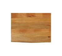 Tafelblad met natuurlijke rand 90x60x2,5 cm massief mangohout370549