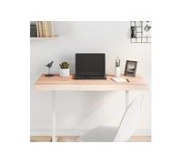 Tafelblad natuurlijke rand 100x40x(2-6) cm massief eikenhout363883