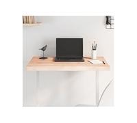 Tafelblad natuurlijke rand 80x40x(2-4) cm massief eikenhout363873