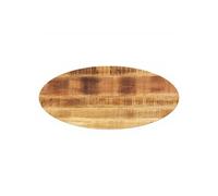 Tafelblad ovaal 100x40x2,5 cm massief mangohout370820