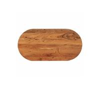 Tafelblad ovaal 80x40x2,5 cm massief acaciahout370082