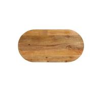 vidaXL Dessus de Table, Dessus de Table de Remplacement, Dessus de Rechange Salle à Manger, 90x40x3,8 cm Ovale Bois Massif 370153