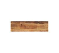 Tafelblad rechthoekig 100x20x3,8 cm massief ruw mangohout371361